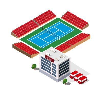 Tournoi Open Super 12 - courts